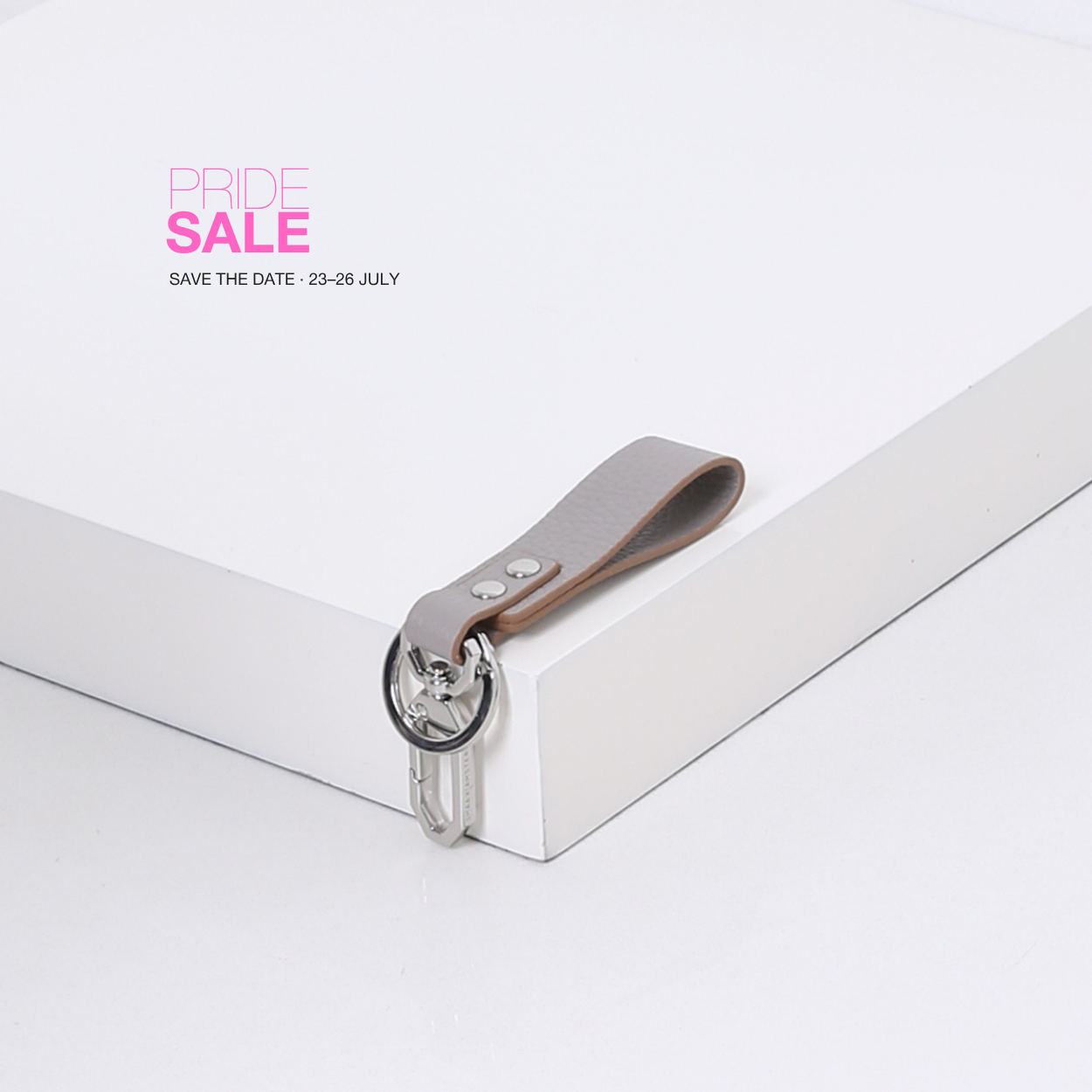 KEY CHAIN | TAUPE